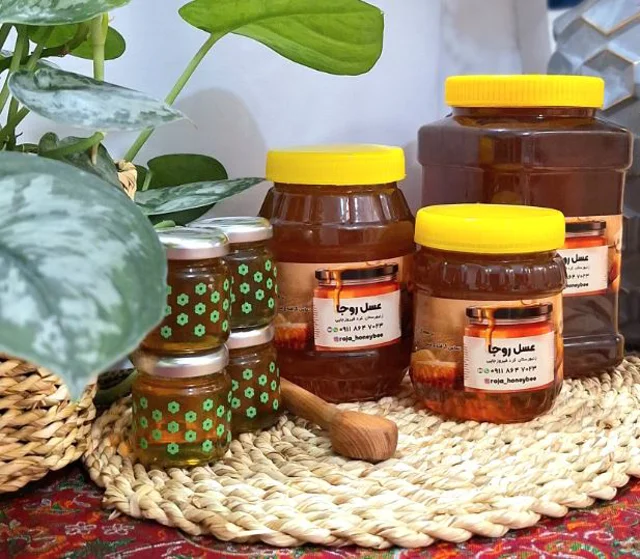 عسل طبیعی با طعم گیاه آویشن